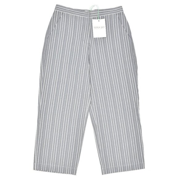 People Tree Pants - People Tree Emerson Striped Trousers Gray NEW - 6